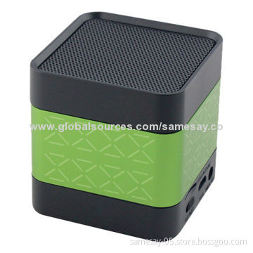 New Wireless Rechargeable Bluetooth Speaker, Green Color, 1.5W Output Power